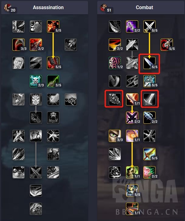 魔兽世界怀旧服WLK战斗贼天赋推荐输出手法教学